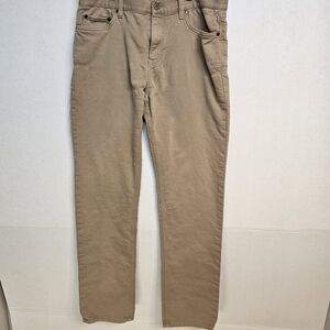 MENS KHAKI TAN JEAN PANTS BANANA REPUBLIC 34 X 34 PREPPY CASUAL GORPCORE